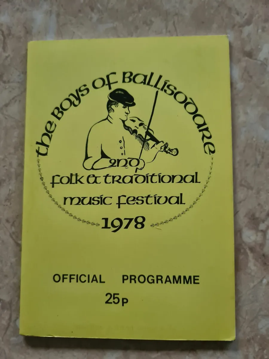 Boys of Ballisodare 1982 Official programme