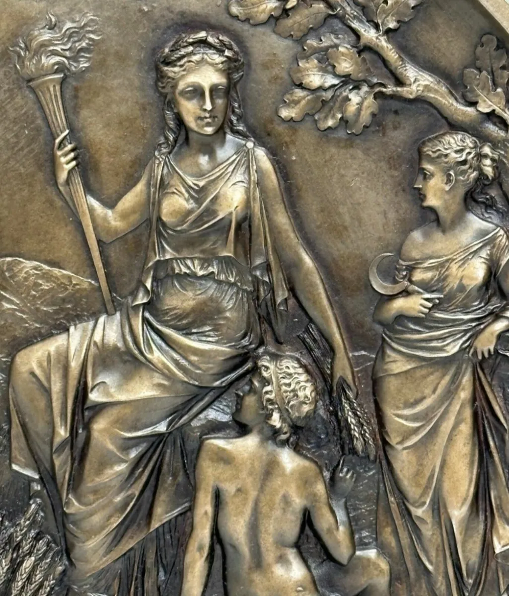 Bronze relief plaque - Image 2