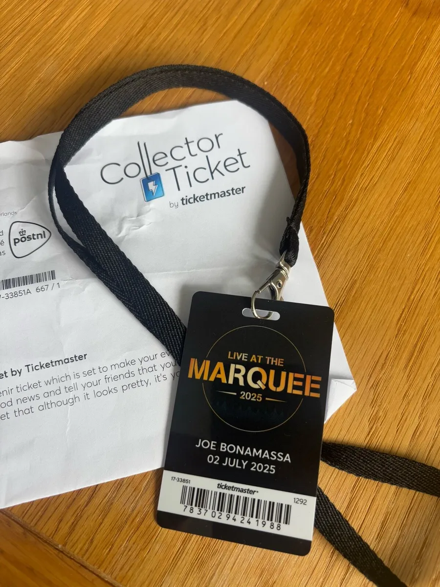 Joe Bonamassa Cork Wed 2nd July - Seat ticket - Image 1