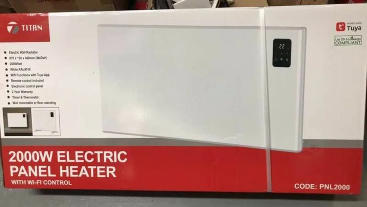 Wi-Fi Panel Heater 2KW Smart Heater - Image 1