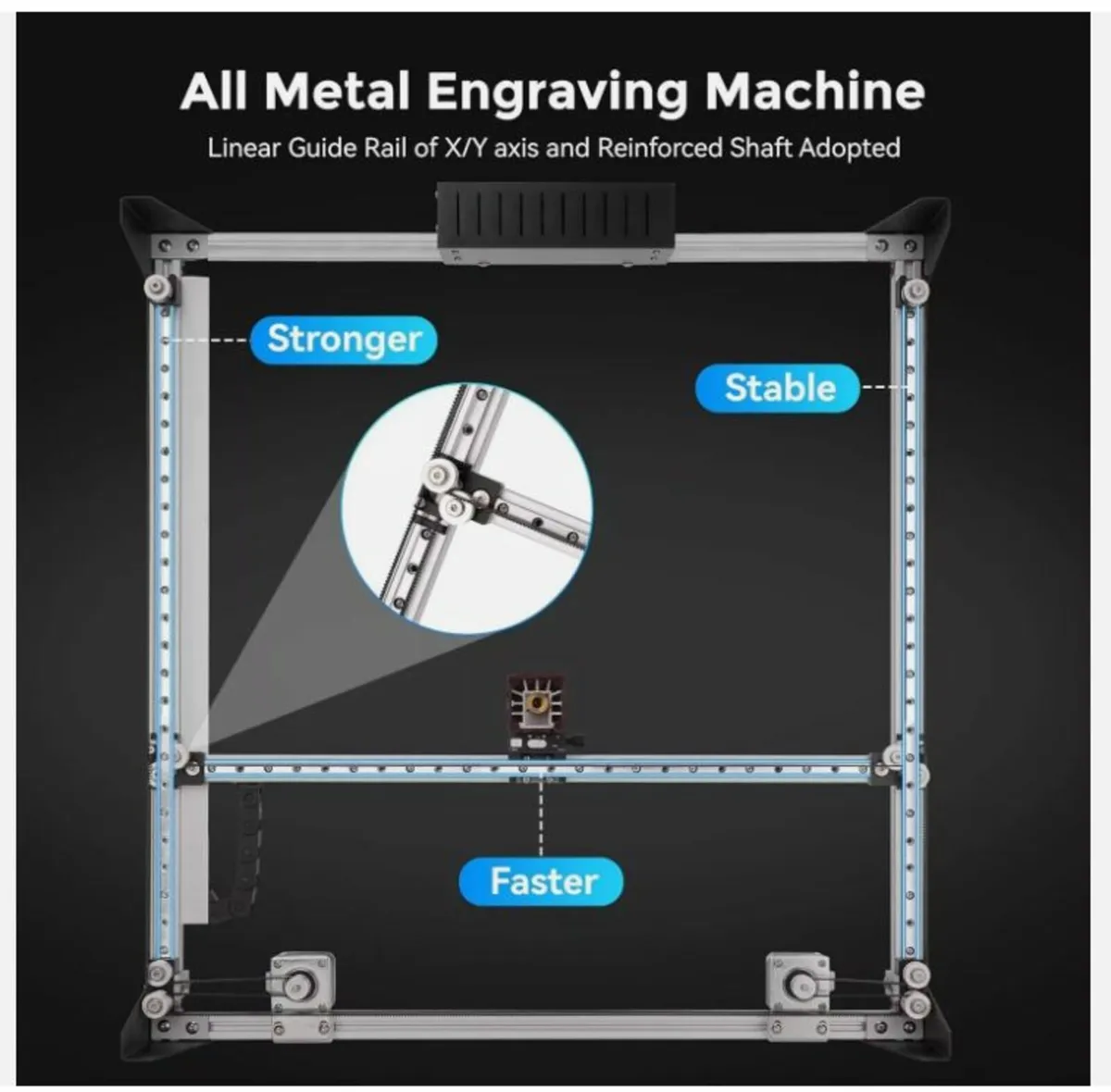 LUNYEE 10W Laser Engraver Machine 4040 CNC - Image 3