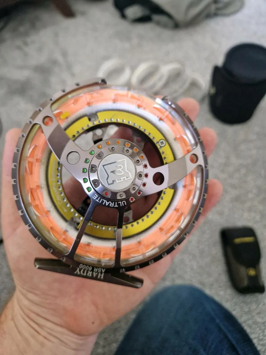 Hardy ASR 6000 reel, 5 spools and 3 lines - Image 3