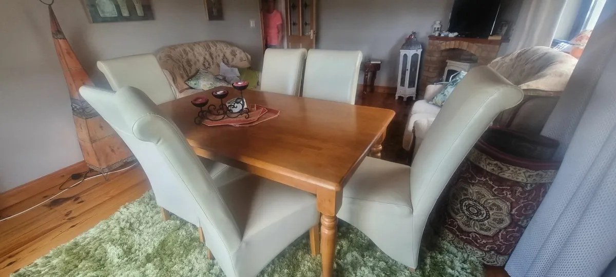 Six leather chairs - Image 2