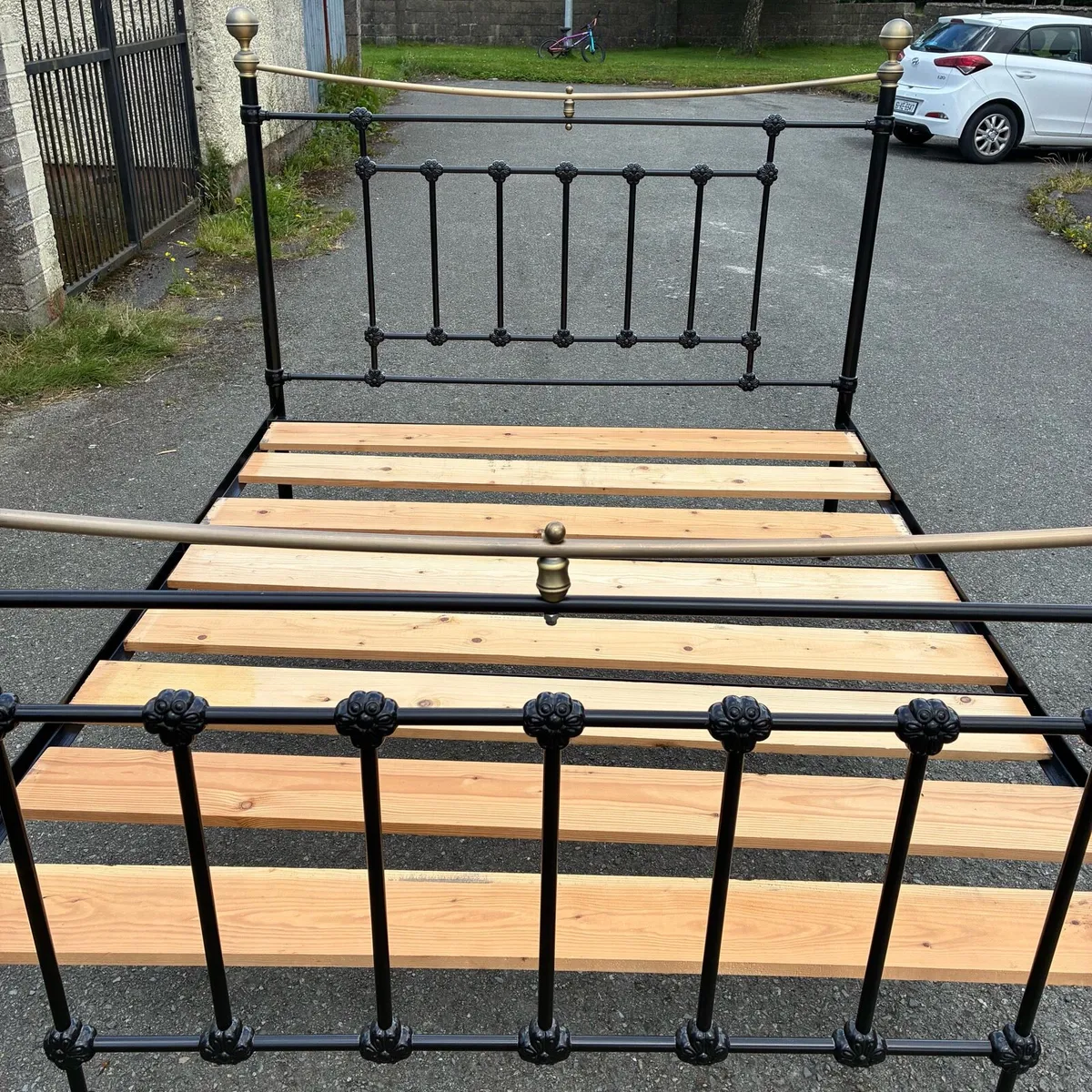 Black 5ft King Bed Frame - Image 3