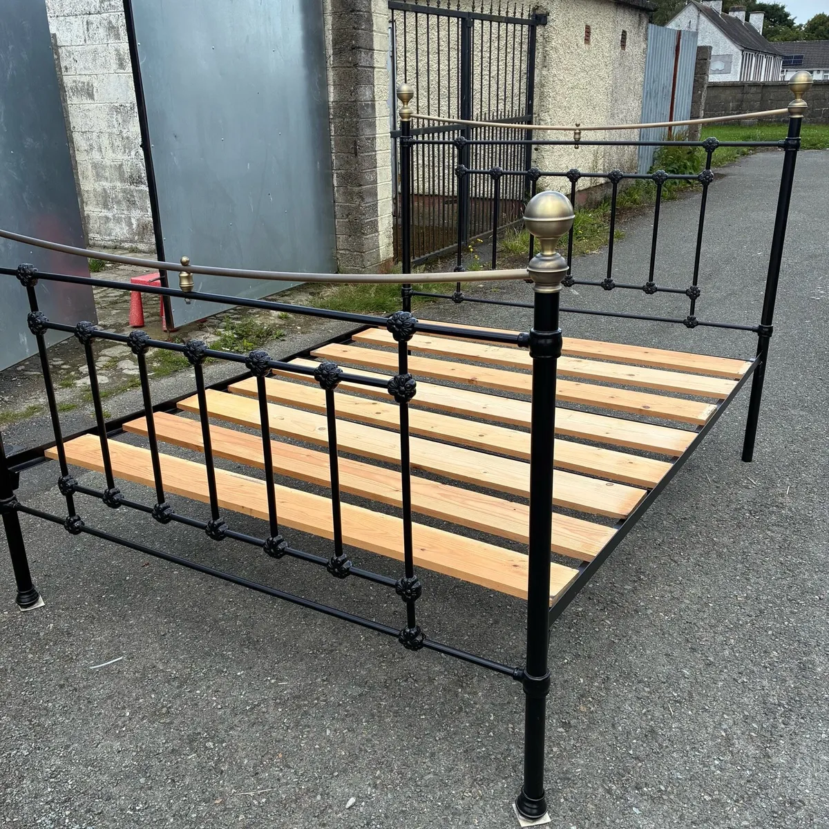 Black 5ft King Bed Frame - Image 4