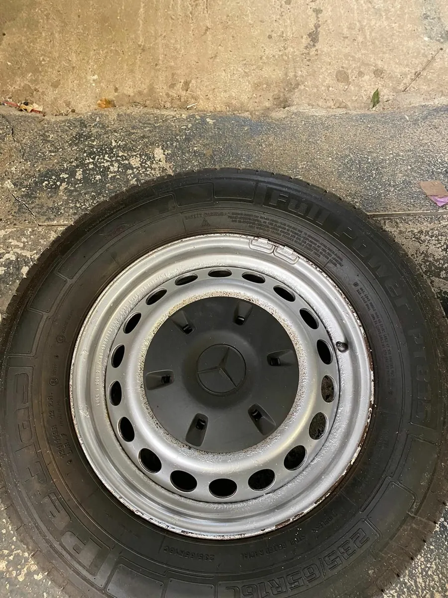4x Mercedes Sprinter/Vito Steel Wheels & Tyres 235 - Image 2