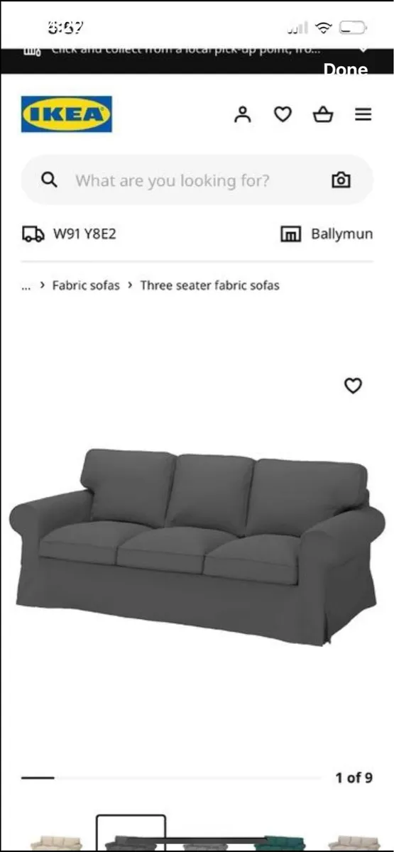 Free 3 Seater Sofa - Image 2