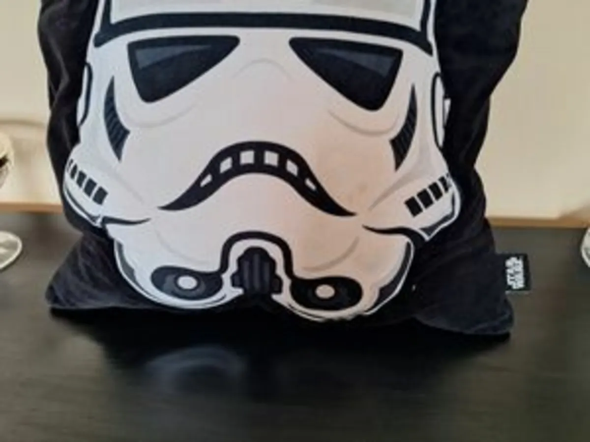 Star Trooper cushion with hidden compartment