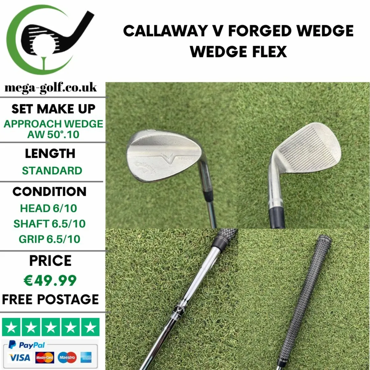 CALLAWAY V FORGED WEDGE AW 50°.10 / WEDGE FLEX - Image 1