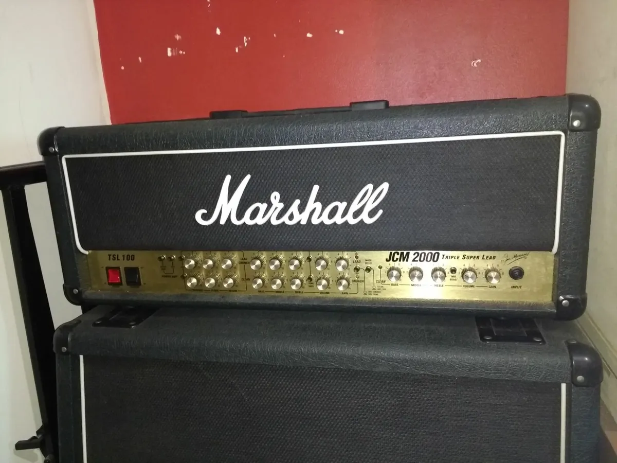 MARSHALL 100W (Half-stack) Amp & Cab - Image 3