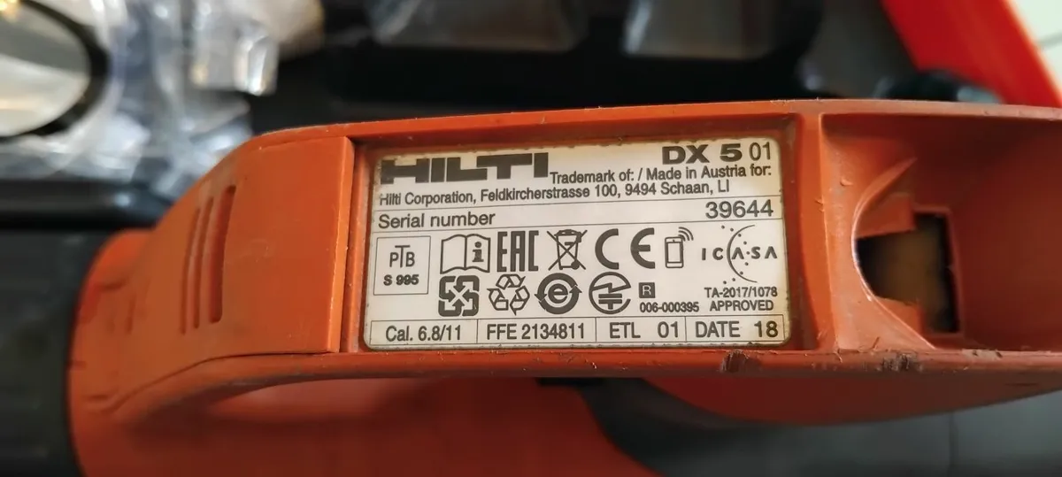 Hilti DX 5 SM Powder-actuated tool "Serviced" - Image 4