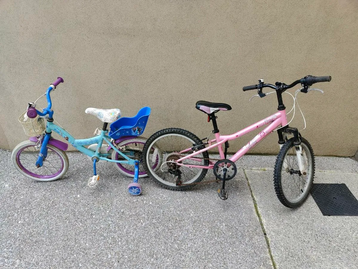 Two kids bikes