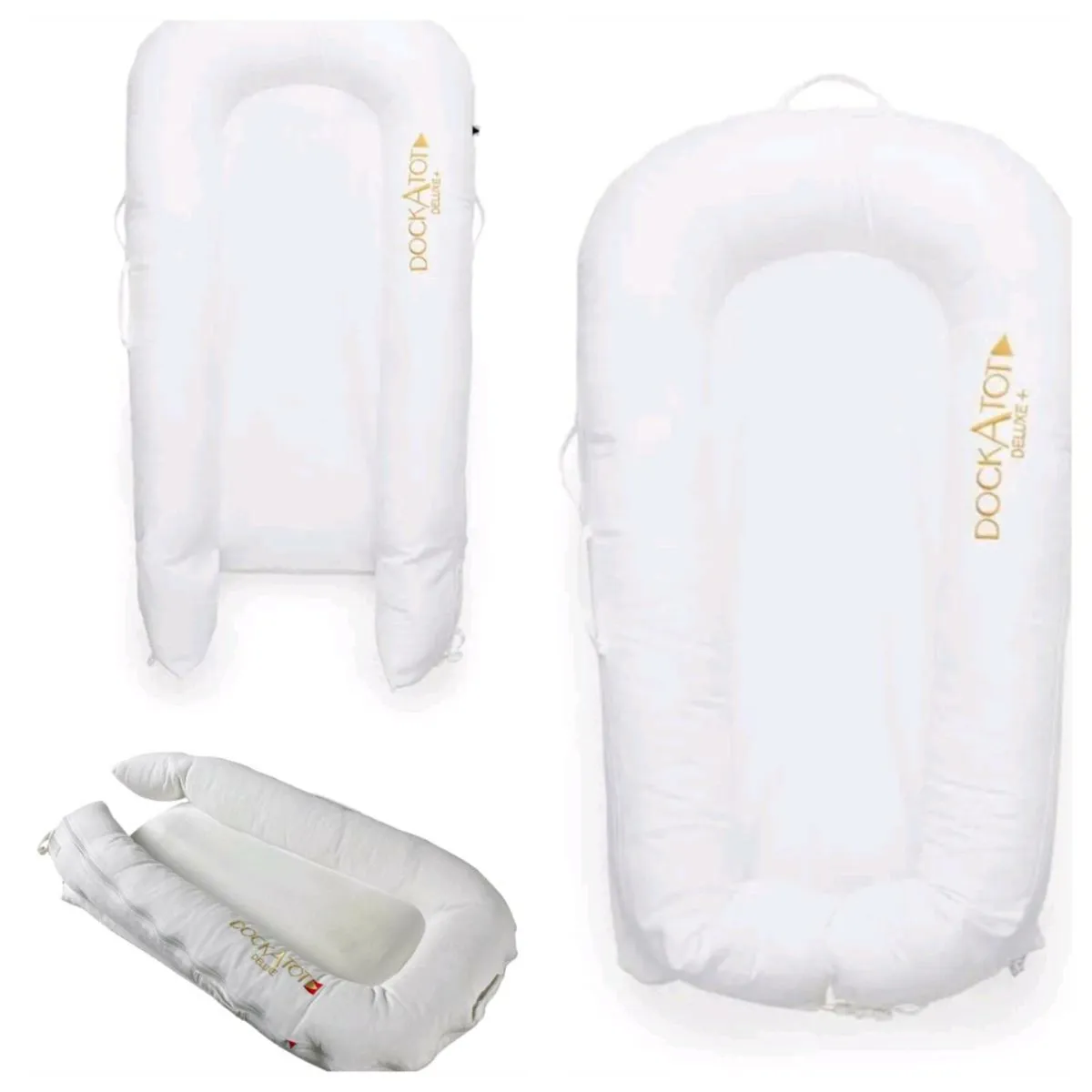 Dockatot Dock Delux Peestige white baby nest - Image 1