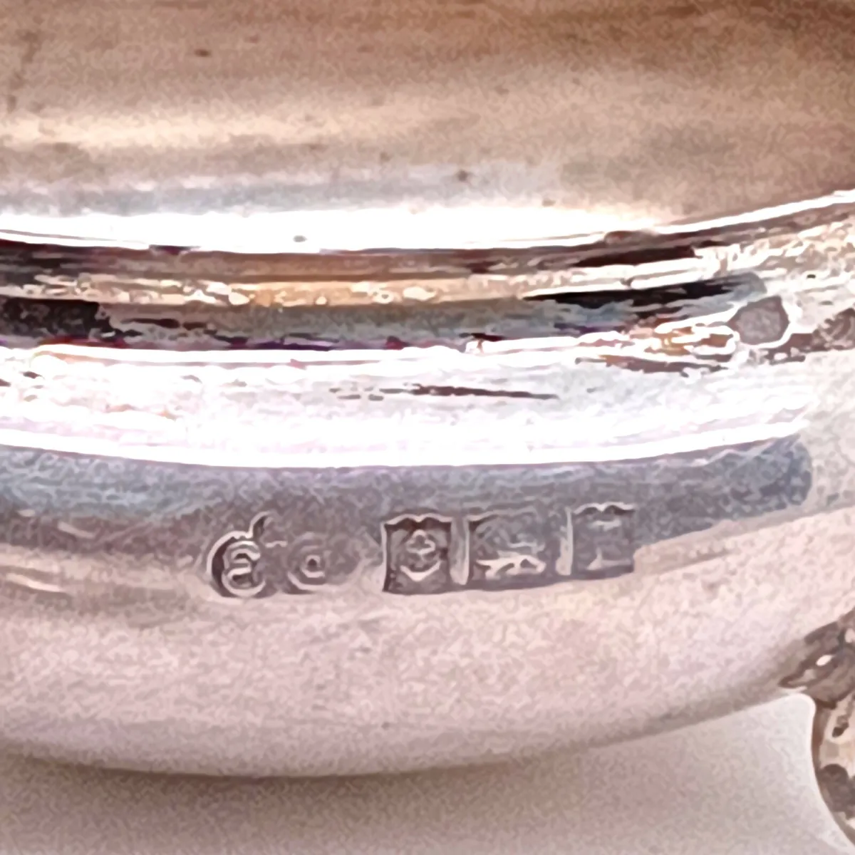 Silver Condiment Dish & Spoon 1968 - Image 4