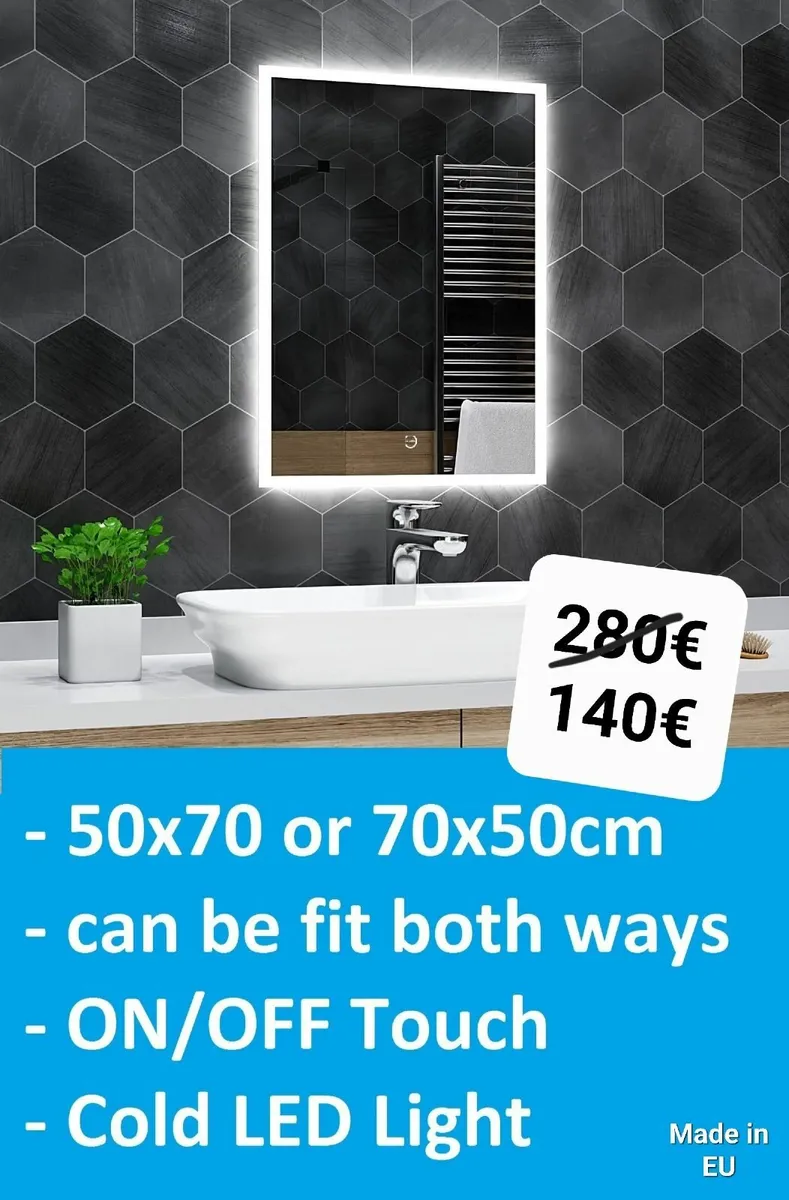 LED Bathroom Mirror - Image 1