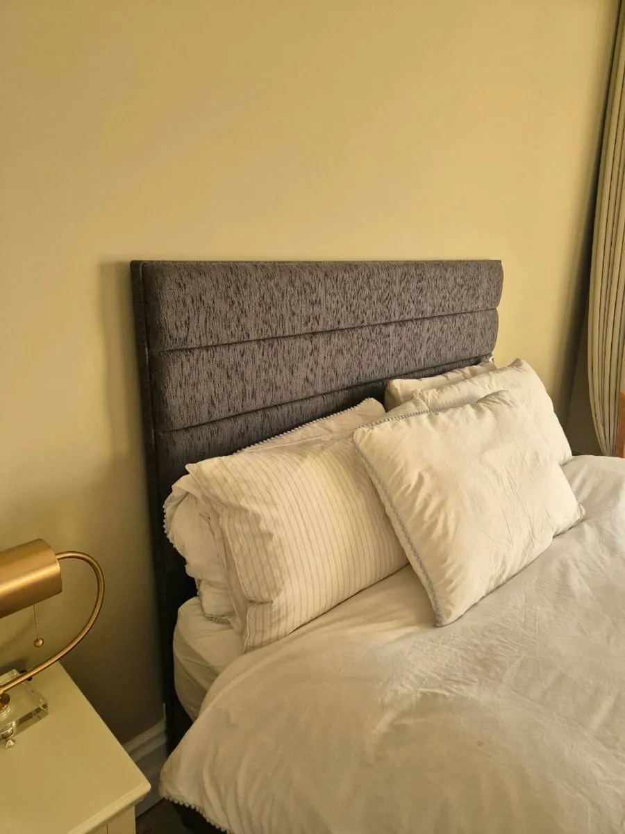King Koil Divan Bed Base + Donegal Headboard 4ft 6 - Image 3