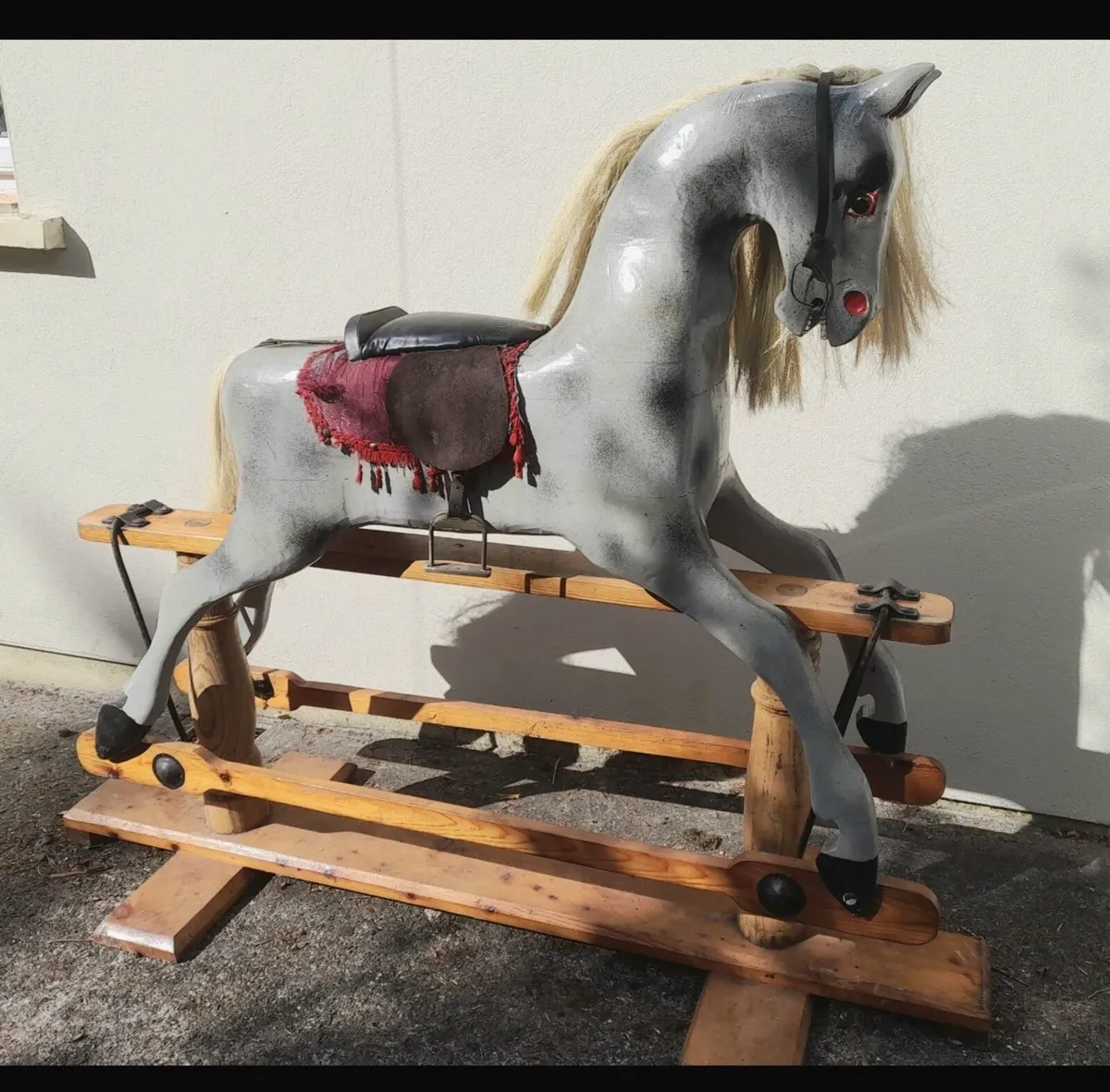 Grey rocking horse - Image 3