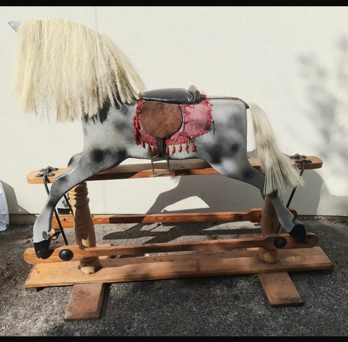 Grey rocking horse - Image 4
