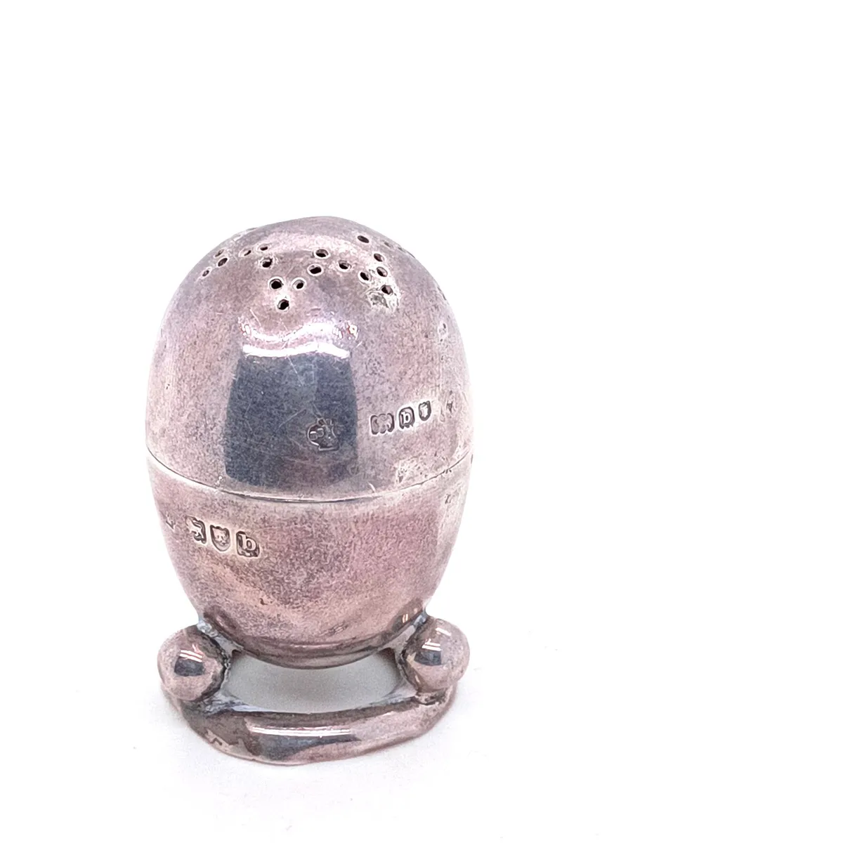 Antique Silver Salt / Pepper Shaker - Image 1