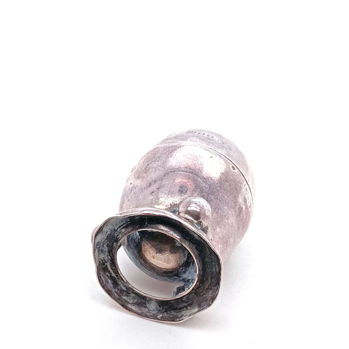 Antique Silver Salt / Pepper Shaker - Image 2