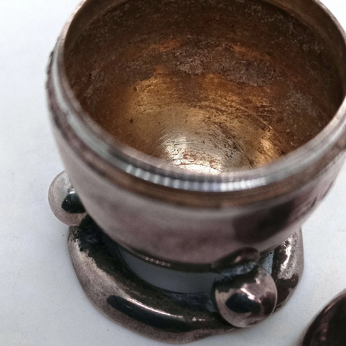Antique Silver Salt / Pepper Shaker - Image 4