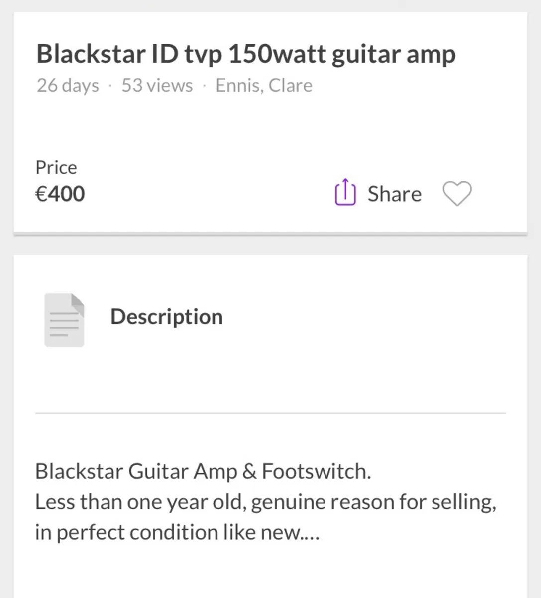 Black star Amp - Image 1