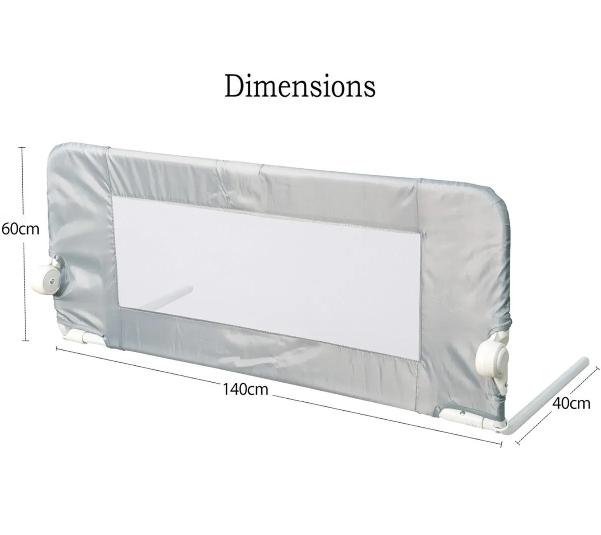 Safetots Extra Tall Bed Rail – 140cm x 60cm - Image 3