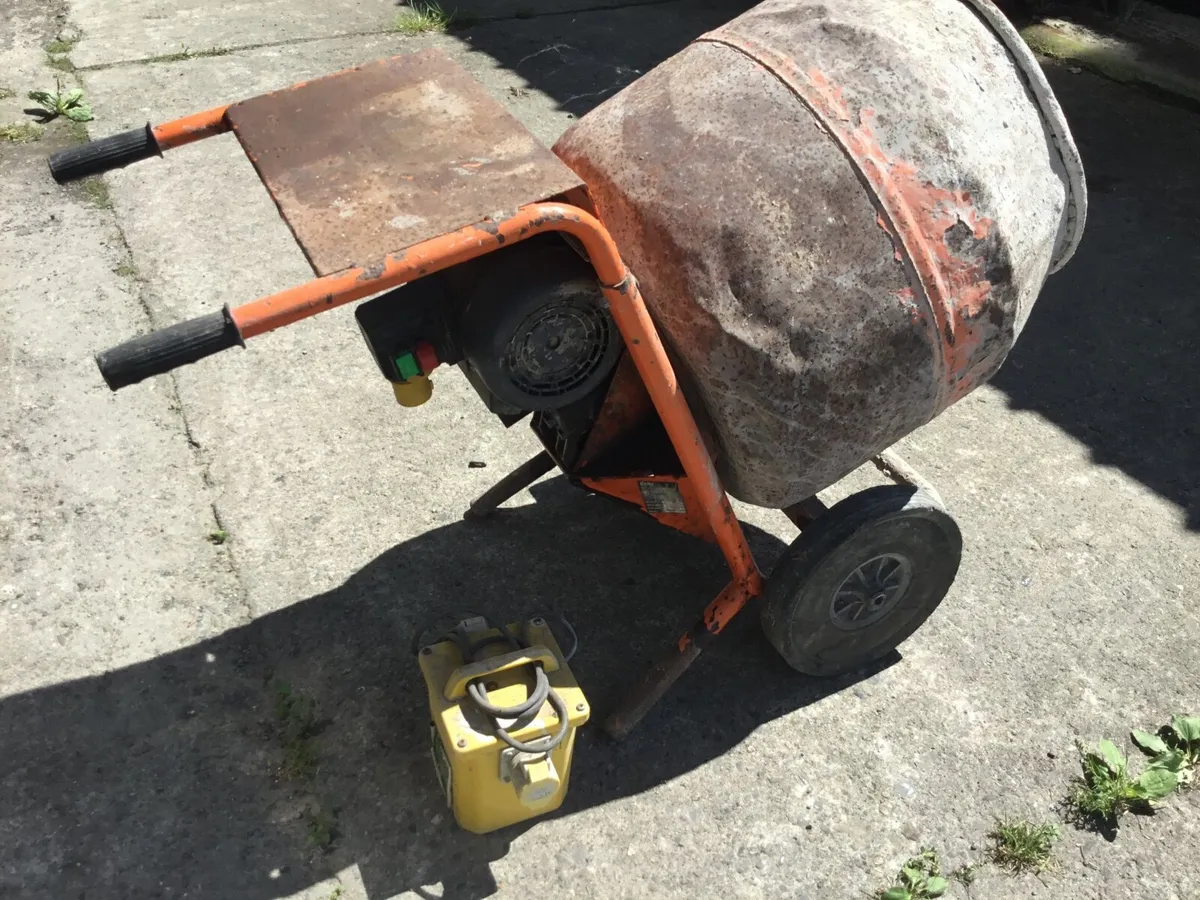 Electric Cement Mixer with transformer - Image 1