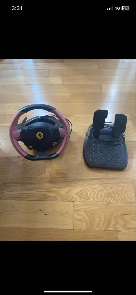 Xbox one with steering wheel set - Image 2