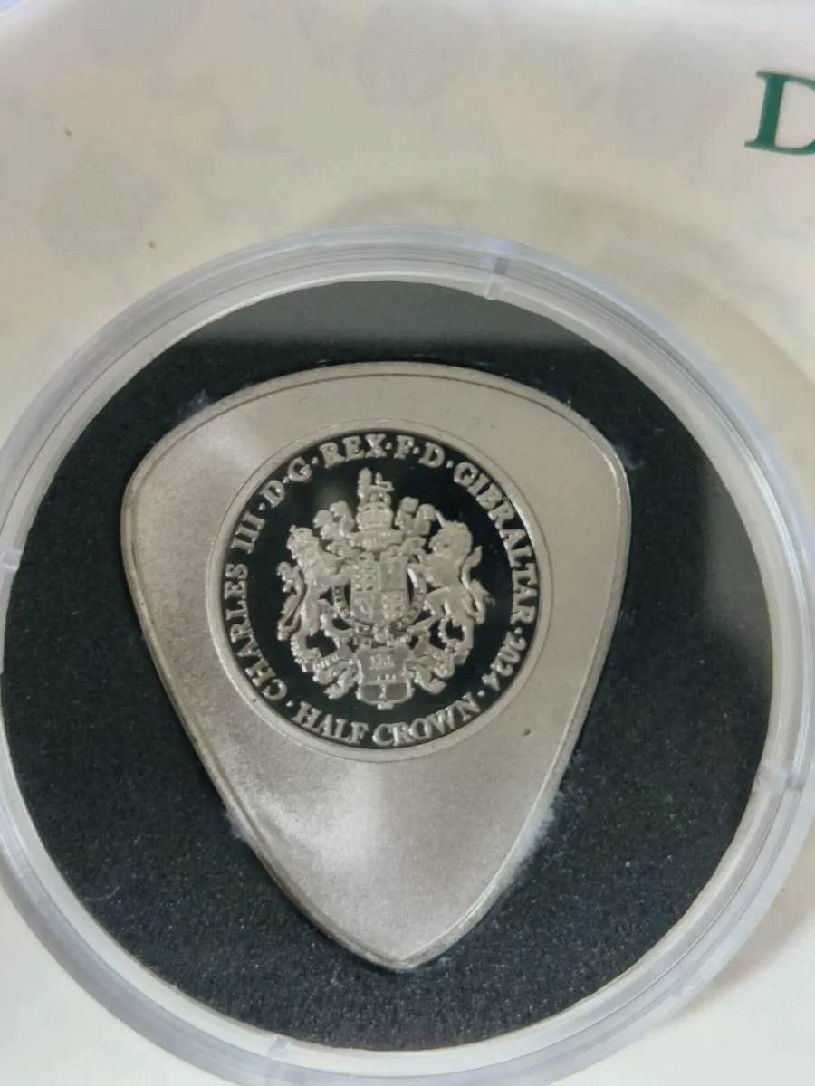 6 x 2024 Gibraltar half crowns (Elvis Plec coin) - Image 1