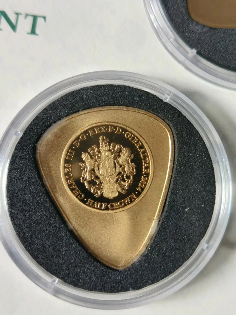 6 x 2024 Gibraltar half crowns (Elvis Plec coin) - Image 2
