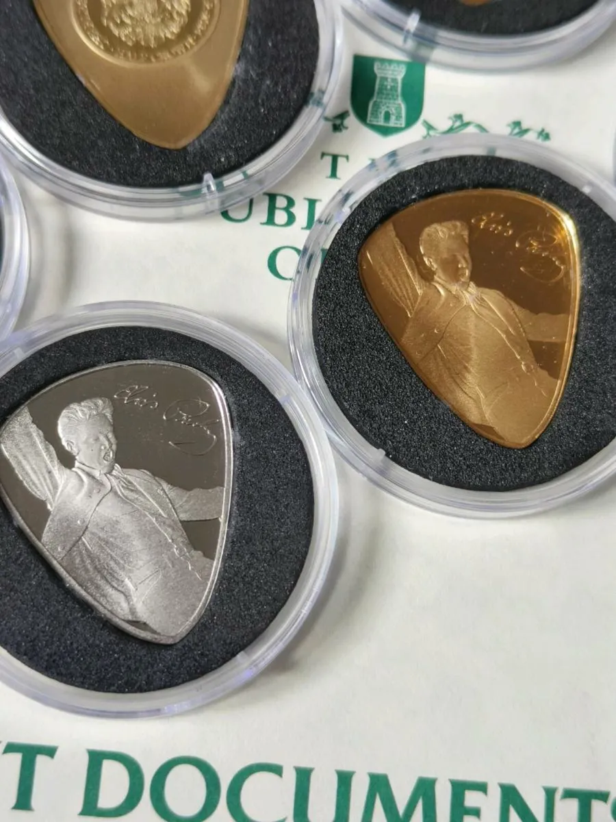 6 x 2024 Gibraltar half crowns (Elvis Plec coin) - Image 3