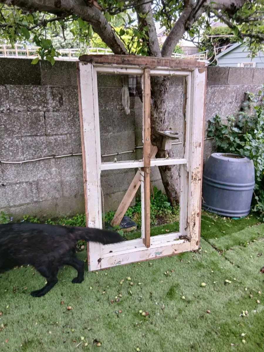 Wooden sash window - Image 1