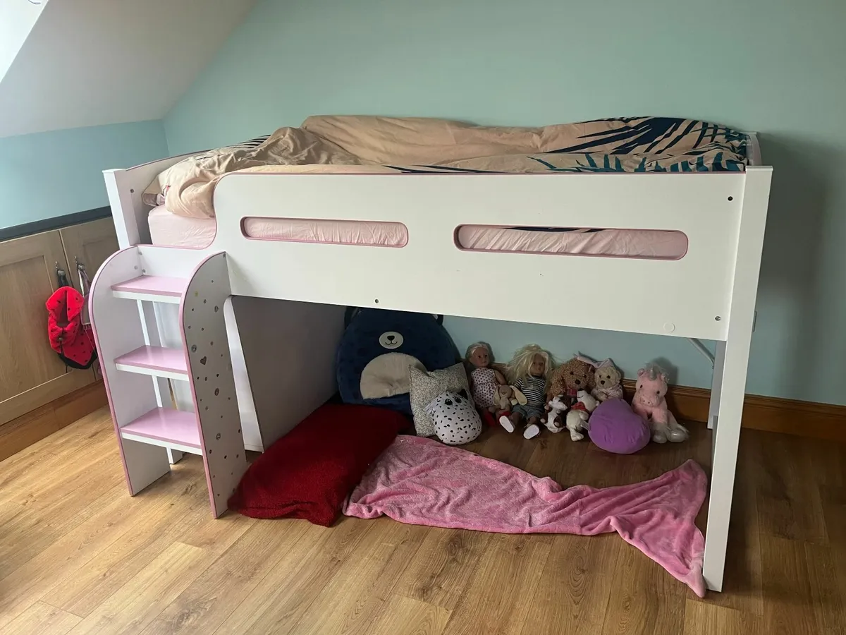 Girls bed (midsleeper) - Image 1