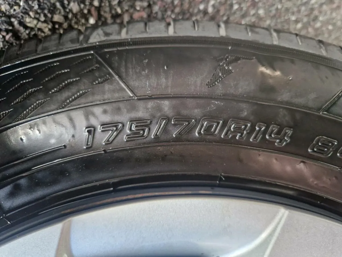 14 Inch 4X100 Wheels / Tyres / Wheel Nuts - Image 4