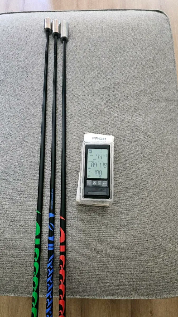 PRGR launch monitor and Superspeed sticks - Image 1