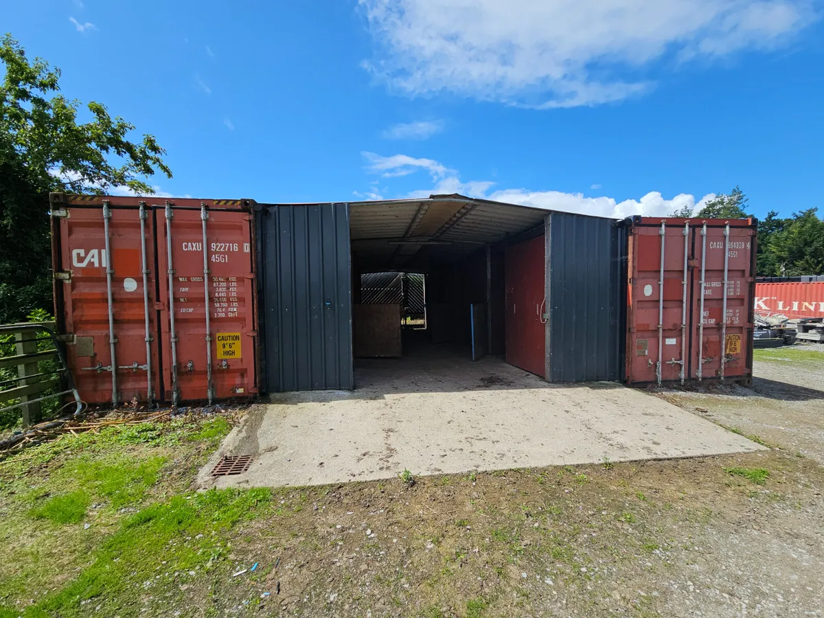 Large Container Shed Stables 40ft Storage - Image 1