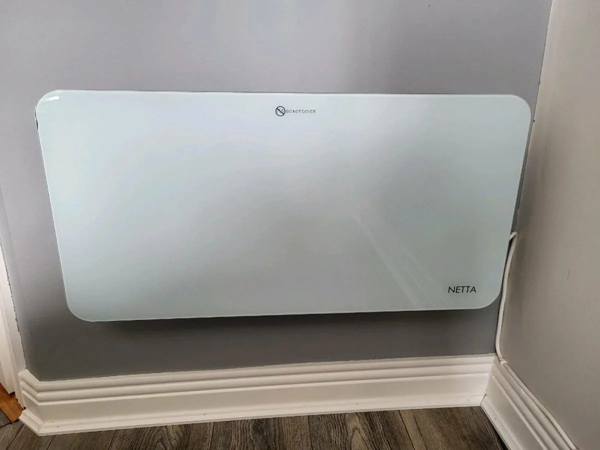 Glass panel heater wall mounted - Image 1