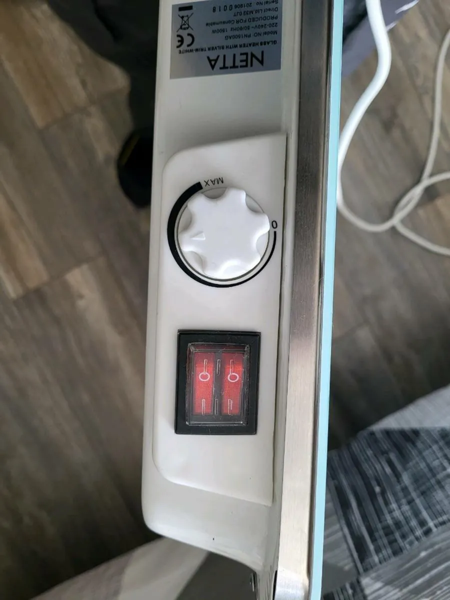 Glass panel heater wall mounted - Image 4