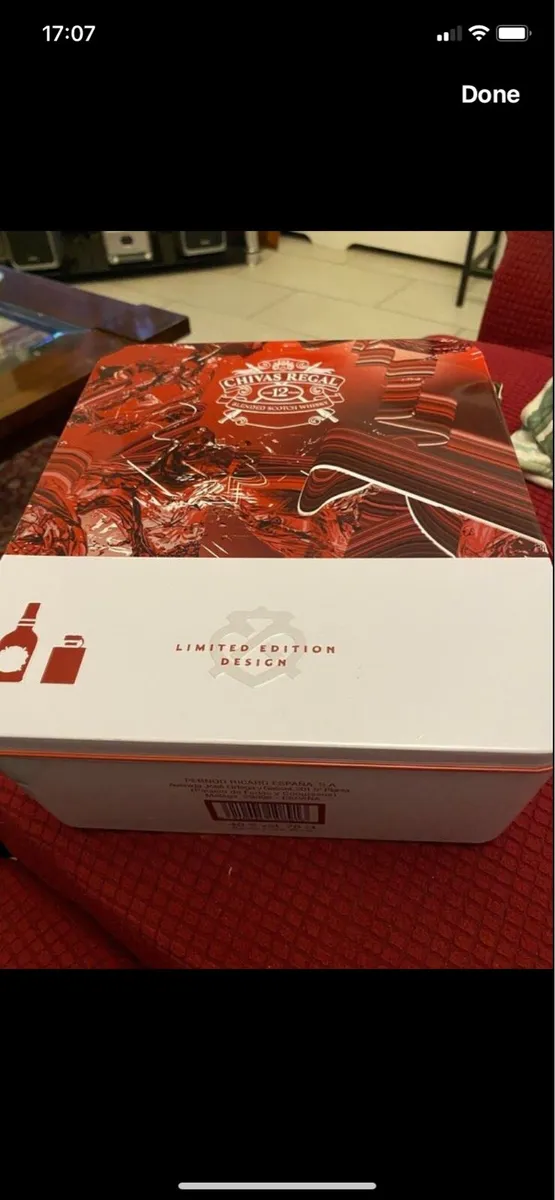 Limited Edition Large Chivas Regal Metal Box - Image 1