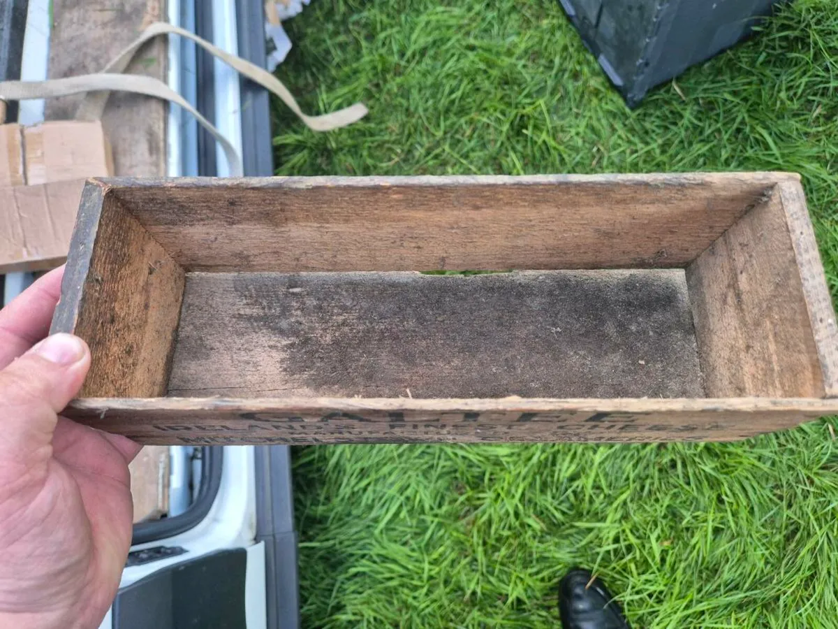 vintage wooden box for "Galtee Ireland's - Image 2
