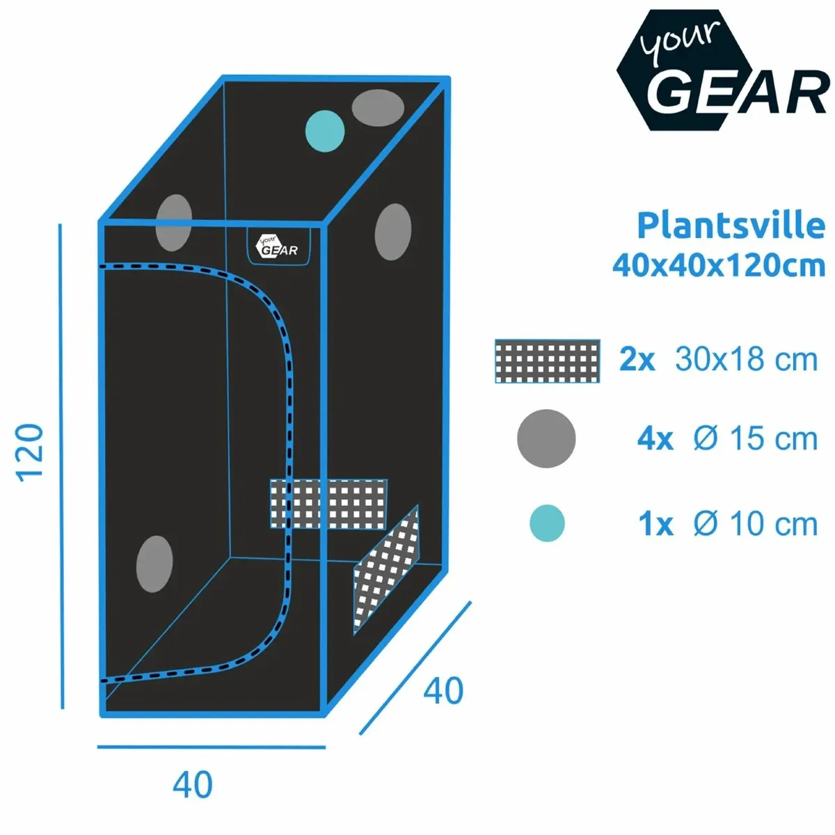 Grow Tent Indoor Grow Tent Greenhouse Box - Image 3