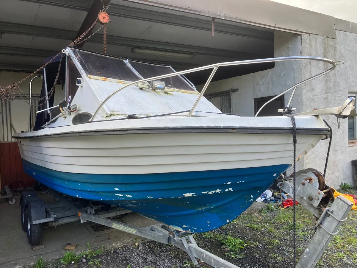 FAST FISHING BOAT 18FT BOAT ONLY €1495.00 - Image 1
