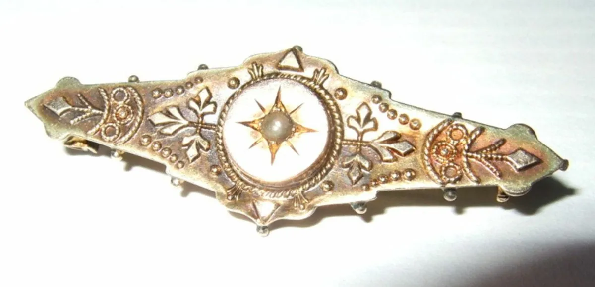 Vintage Hallmarked 9ct Gold Brooch/Tie Pin - Image 4