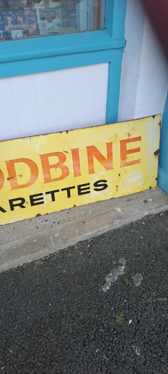 Vintage Woodbine Cigarette Sign - Image 2