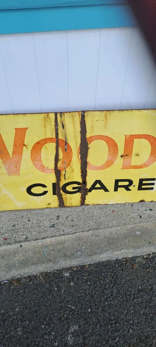 Vintage Woodbine Cigarette Sign - Image 3