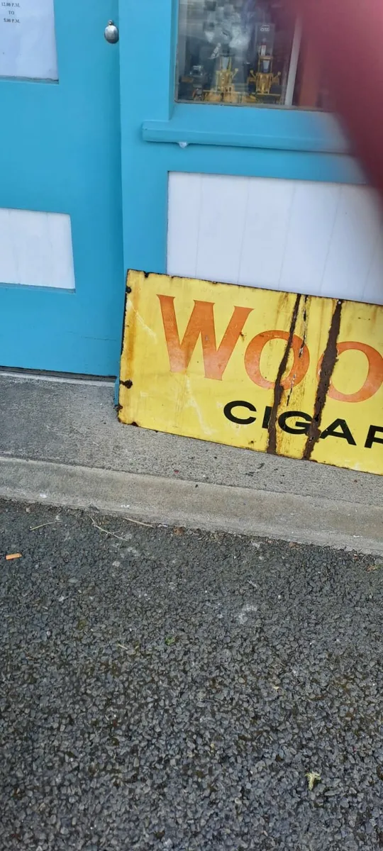 Vintage Woodbine Cigarette Sign - Image 4
