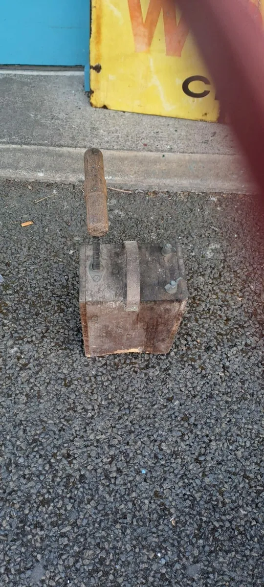 Vintage Antique Dynamite Blasting Machine Plunger - Image 2