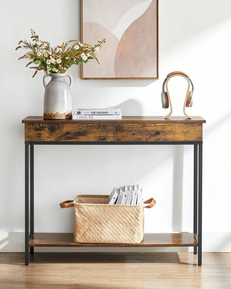 Console Table with 2 Drawers - Image 2