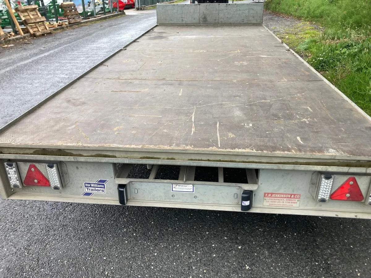 22 Ifor Williams LM166 Tri Flat Trailer 16x6’6 - Image 3